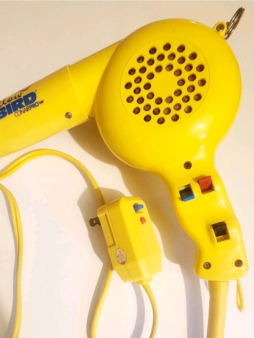 Conair Pro Yellow Bird Hair Dryer Model YB075GB 1875 Watt